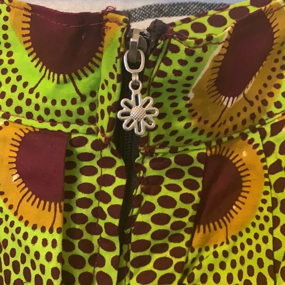 African Print Skirt - Picture 3 of 3